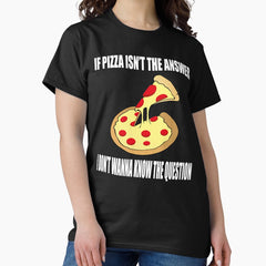 Pizza funny dough italian food gift Classic T-Shirt