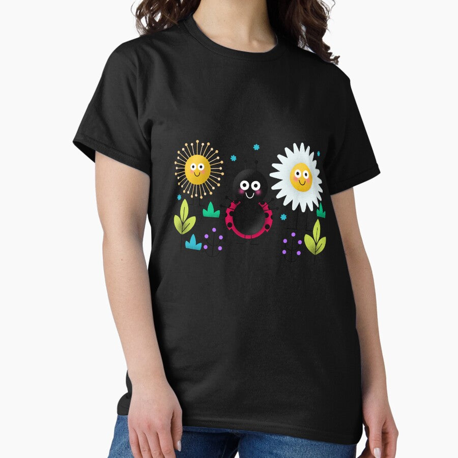 Flower pattern - floral Bible verse , roses , flower design, flower child , floral wall art, flower stickers , floral phone case Classic T-Shirt