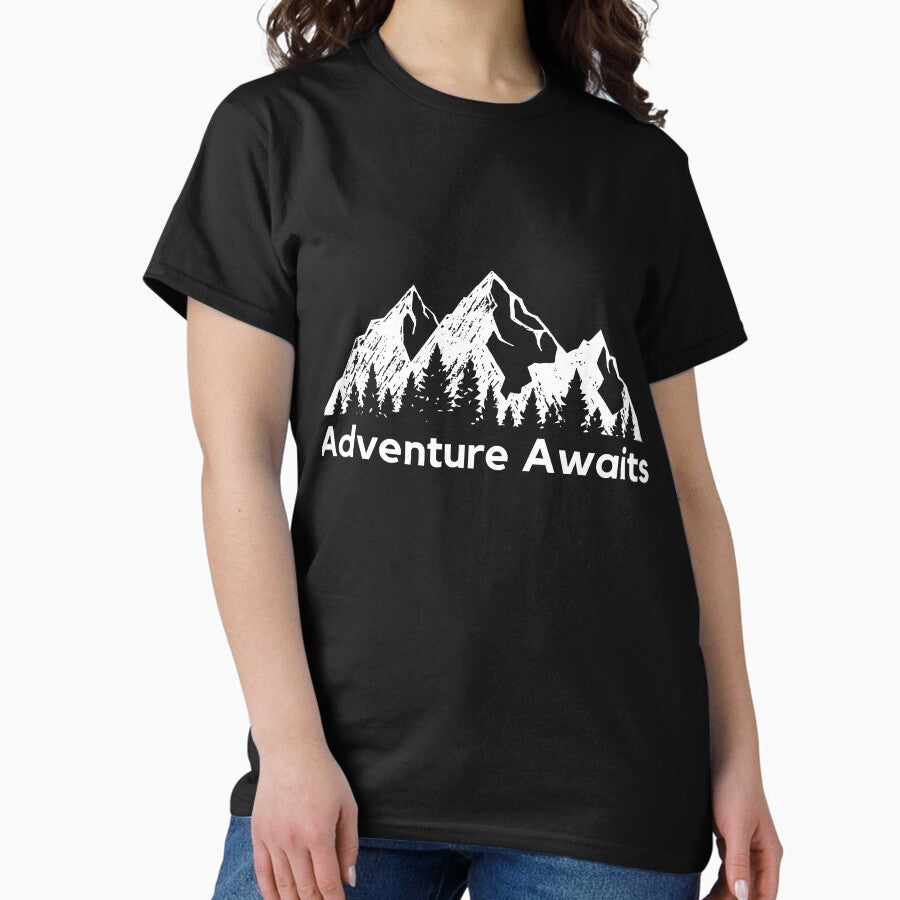 Adventure Awaits Travel Adventure Hike Ready To Go T Shirt 1 Essential T Shirt Classic T Shirt