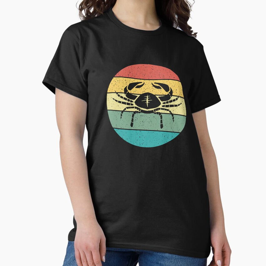 Aquarius Cancer Sign Retro Vintage Classic T-Shirt