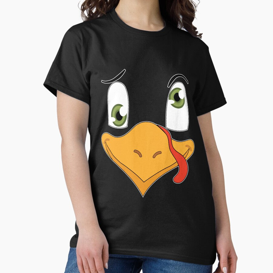 Funny Cross Eyed Thanksgiving Turkey Classic T Shirt