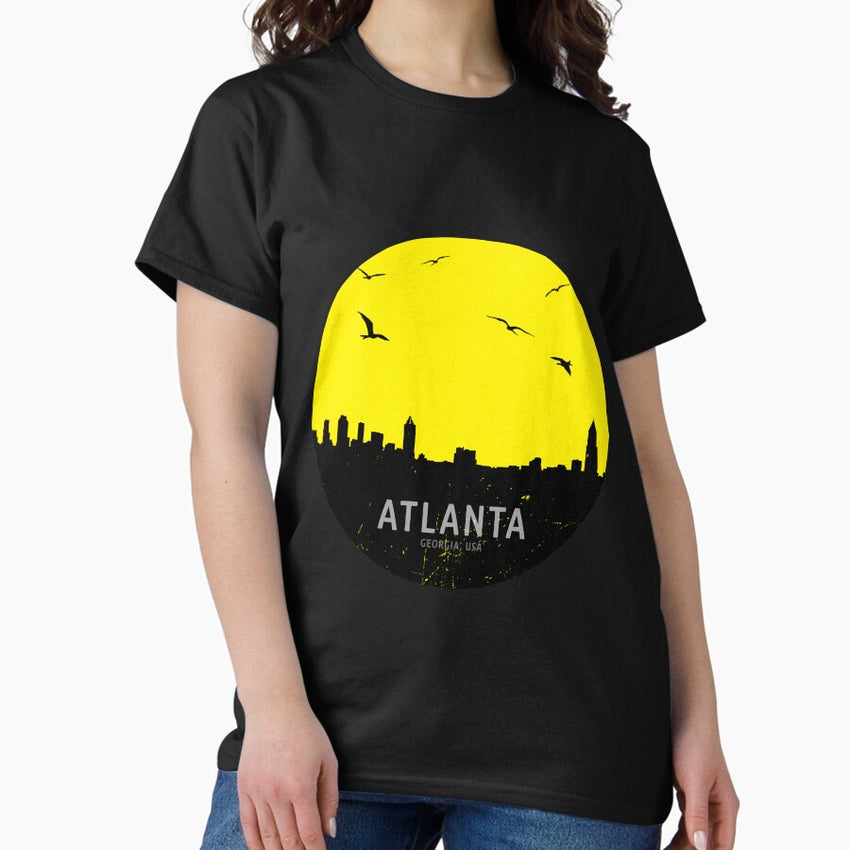 Atlanta Georgia Peach Skyline Classic T-Shirt
