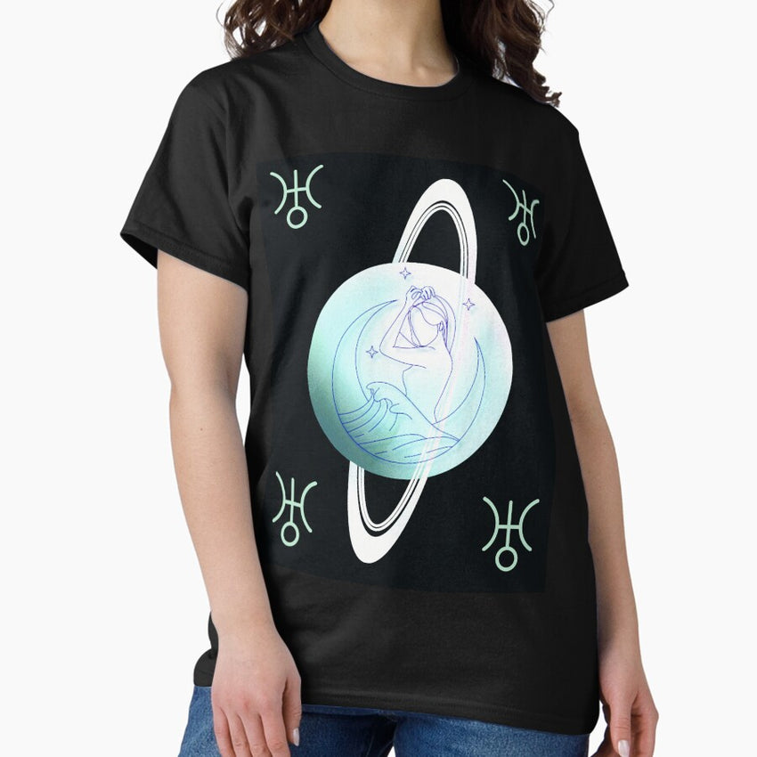 Aquarius Gifts - Aquaria - Aquarius Zodiac Sign - Symbol of the ruling star Uranus Classic T-Shirt