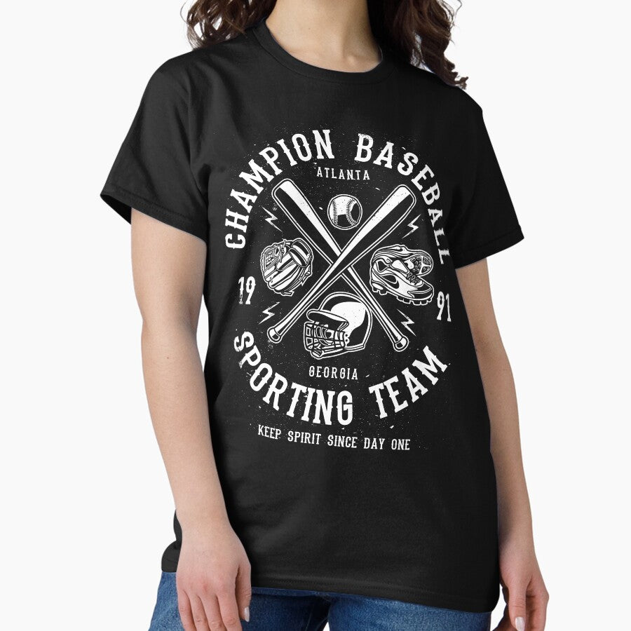Champion Baseball Sporting Team Classic T Shirt