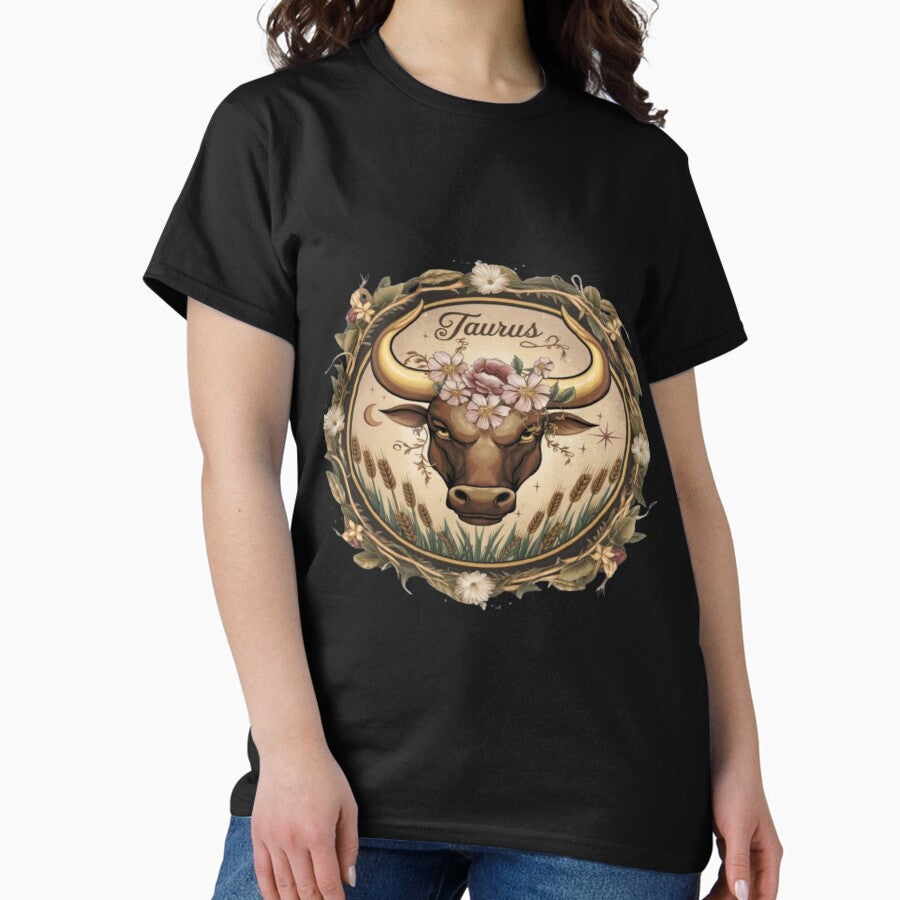 Astrology Zodiac Designs: Taurus #6 Classic T-Shirt