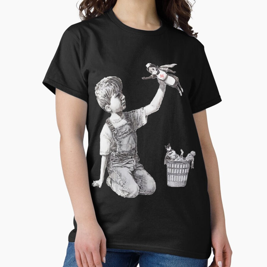 Banksy T-ShirtBANKSY Superhero Nurse NHS Classic T-Shirt