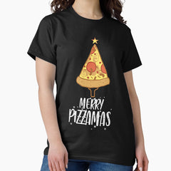 Merry Pizzamas | My Favorite Color Is Pizza | Pizza Mafia Italia | Pizza Squad | Pizza Time Classic T-Shirt
