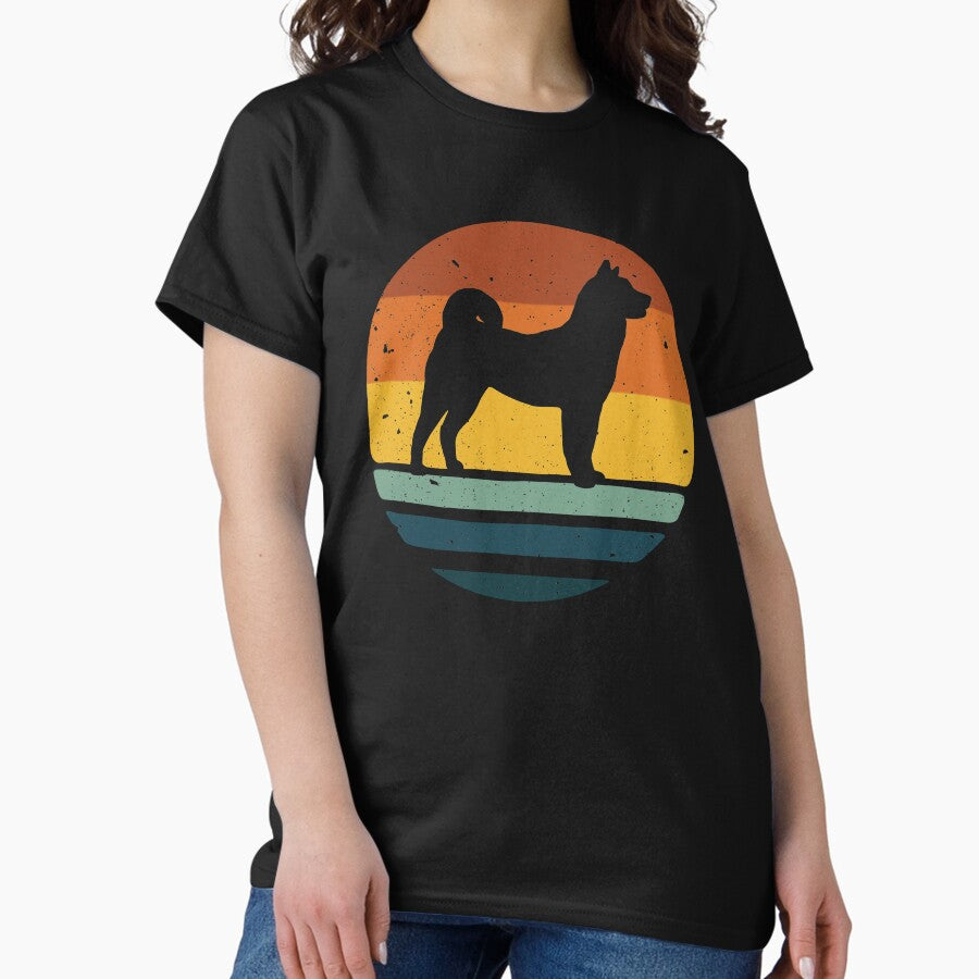 Akita Retro Vintage Classic T Shirt