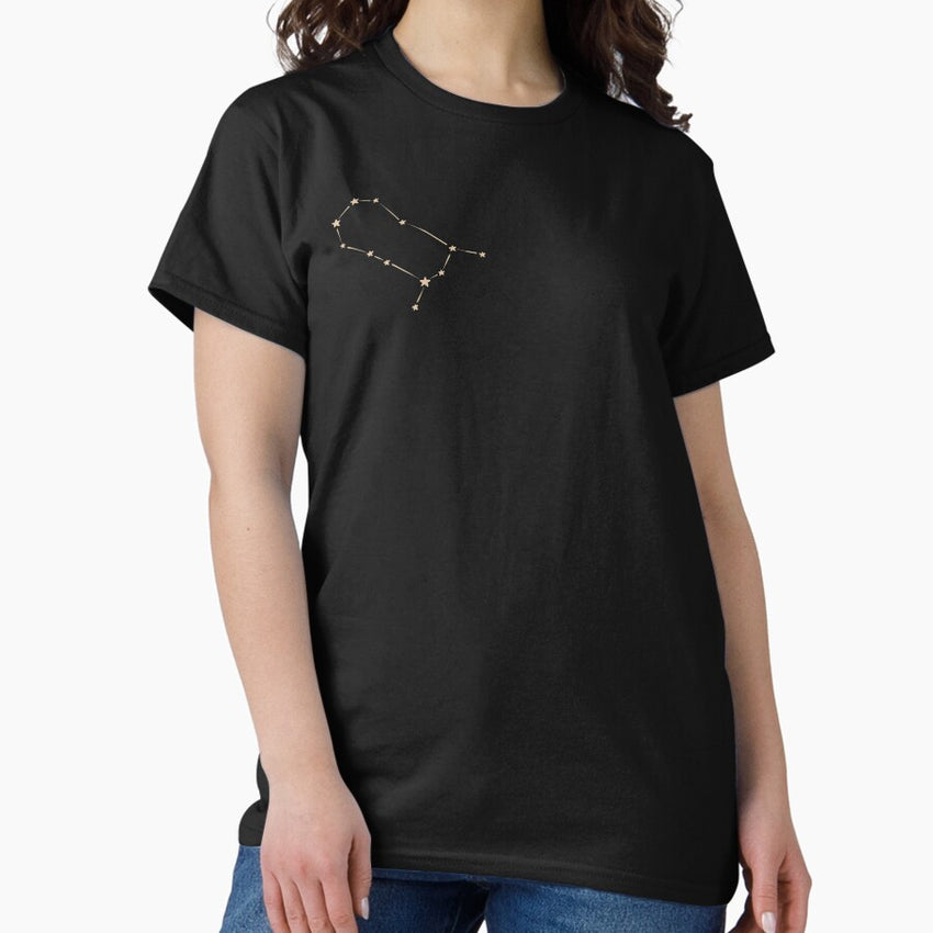 Gemini zodiac sign horoscope star gold Classic T-Shirt
