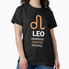 A Zodiac Sign Test Leo Classic T Shirt