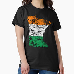 Irish in Minnesota Distressed Classic T-Shirt