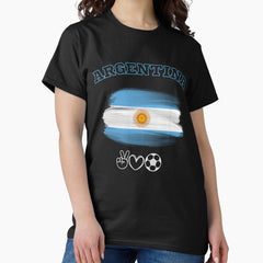 Argentina Soccer Jersey Football 2022 Team Classic T-Shirt