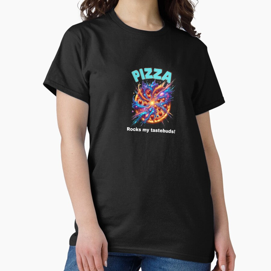 Pizza Rocks My Tastebuds! Classic T-Shirt