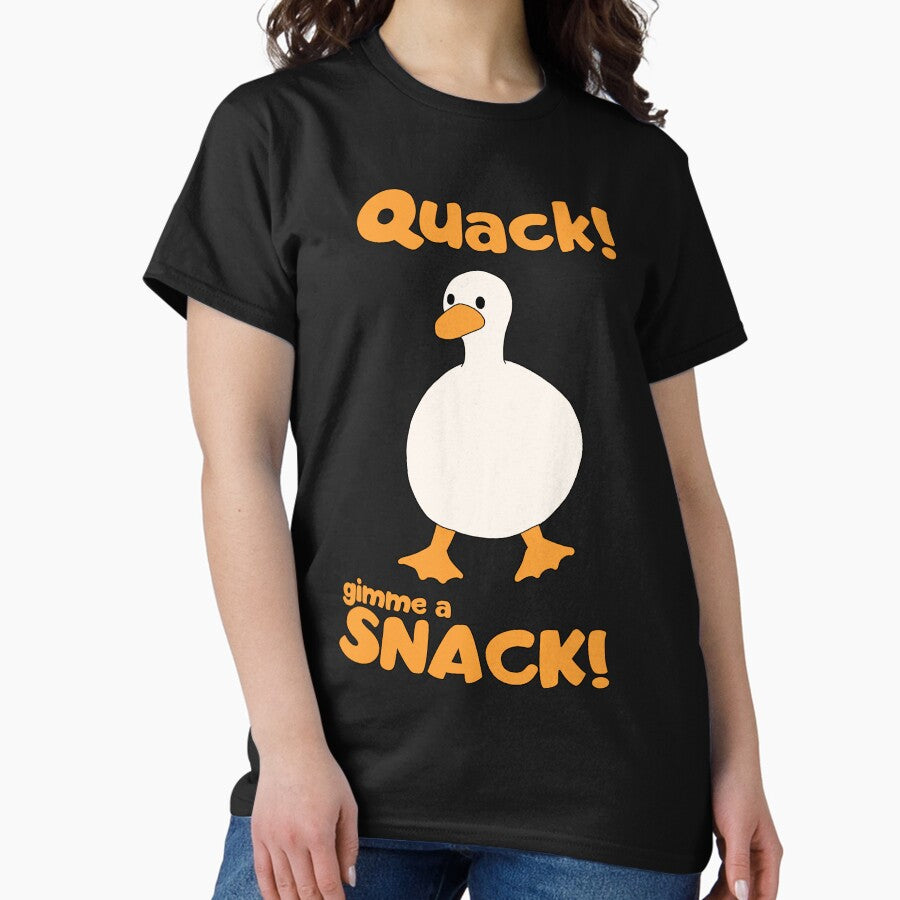 Quack Gimme A Snack Cute Duckling Baby Goose 11 Classic T Shirt