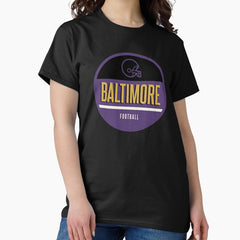 Baltimore retro football Classic T-Shirt