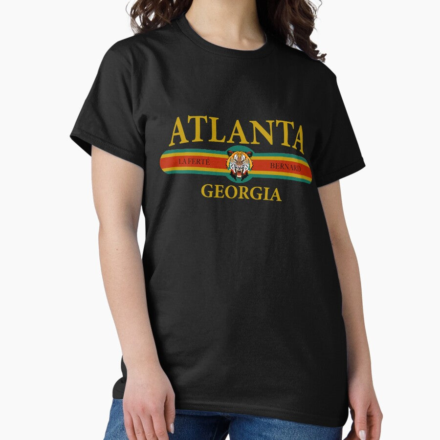 Atlanta City Georgia State Fashion Vintage Design Classic T Shirt