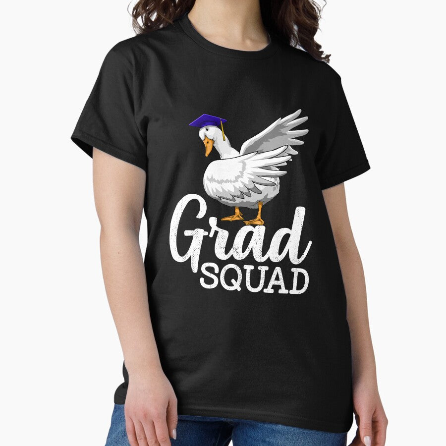 Dabbing Duck Grad Squad Funny Water Ducklings Classic T Shirt
