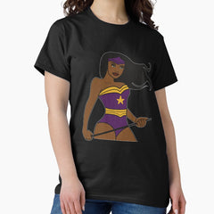 Afro Superhero Woman, Black Pride, African Classic T-Shirt