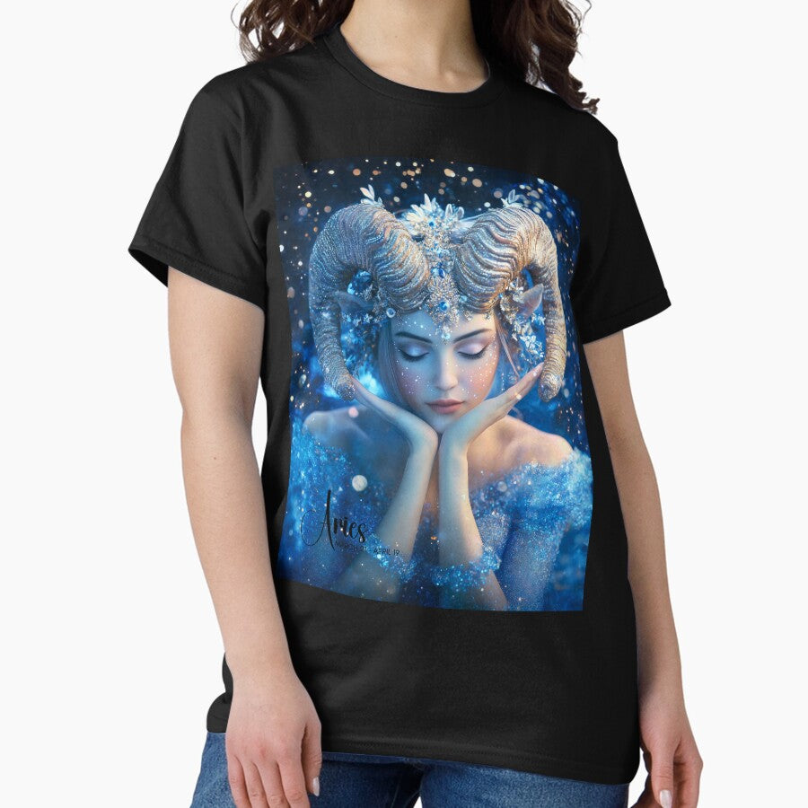 Celestial Serenity - Aries the Ram Classic T-Shirt