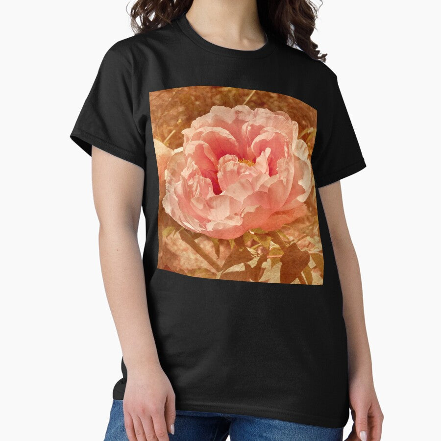 Vintage Pink Rose Classic T-Shirt
