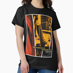 Ascenseur Pour Lchafaudelevator To The Gallows 1958 Movie Poster Design Classic T Shirt