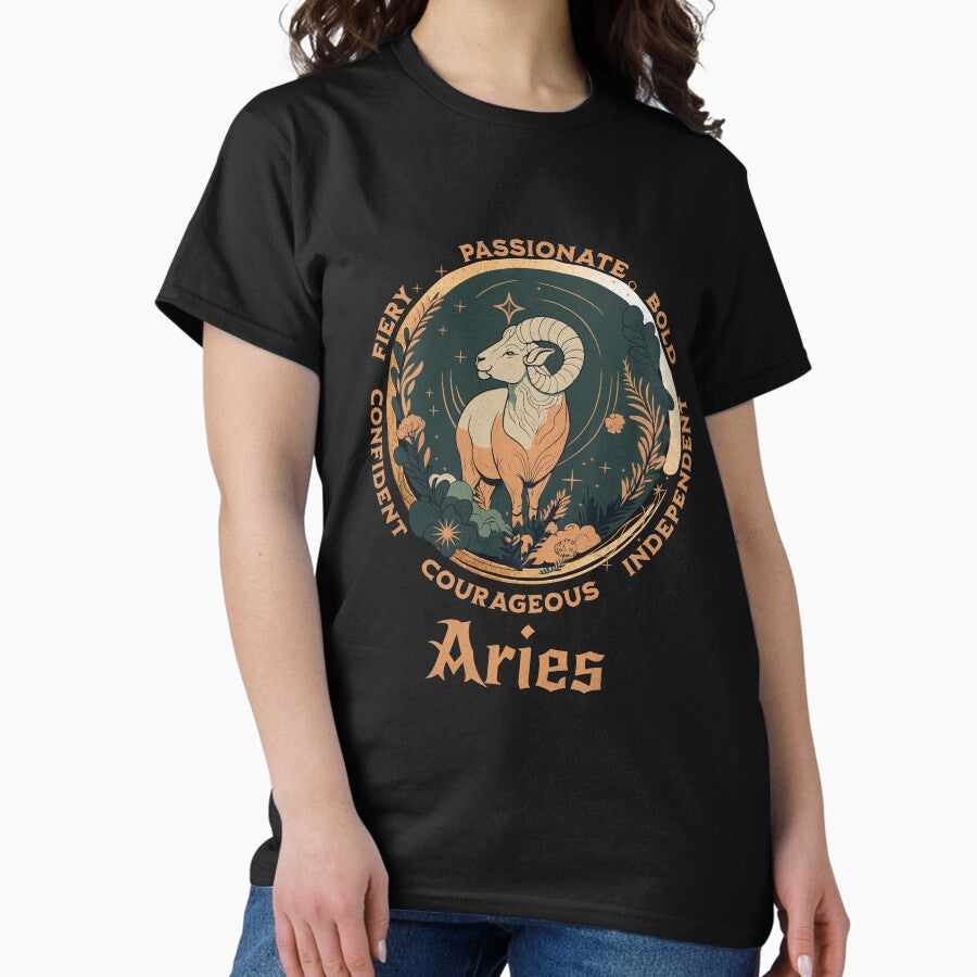 Astrological Zodiac Sign of Aries Classic T-Shirt
