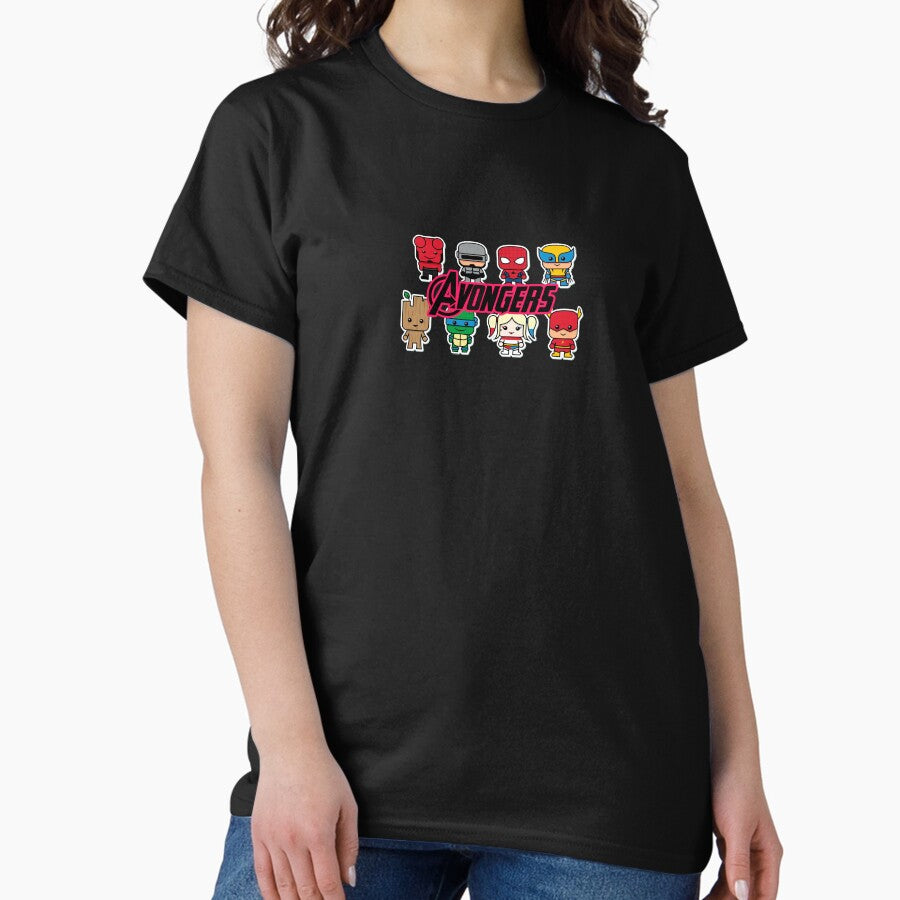 Avongers Cute Superhero Classic T-Shirt