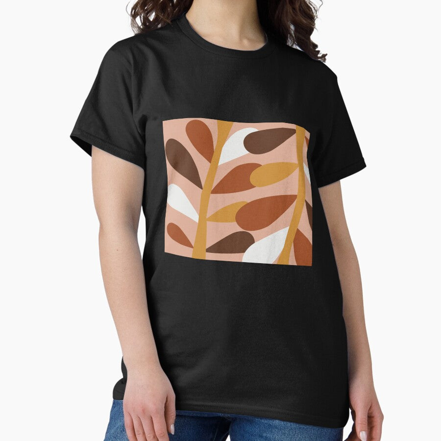Vintage Retro 70s Flowers Classic T-Shirt
