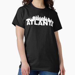 Atlanta GA city skyline landmark Classic T-Shirt