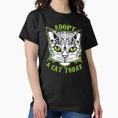 Adopt A Cat Classic T Shirt