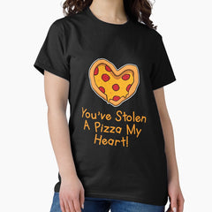 Youve Stolen My Heart Cute Pizza Lovers Cute Gift Classic T-Shirt