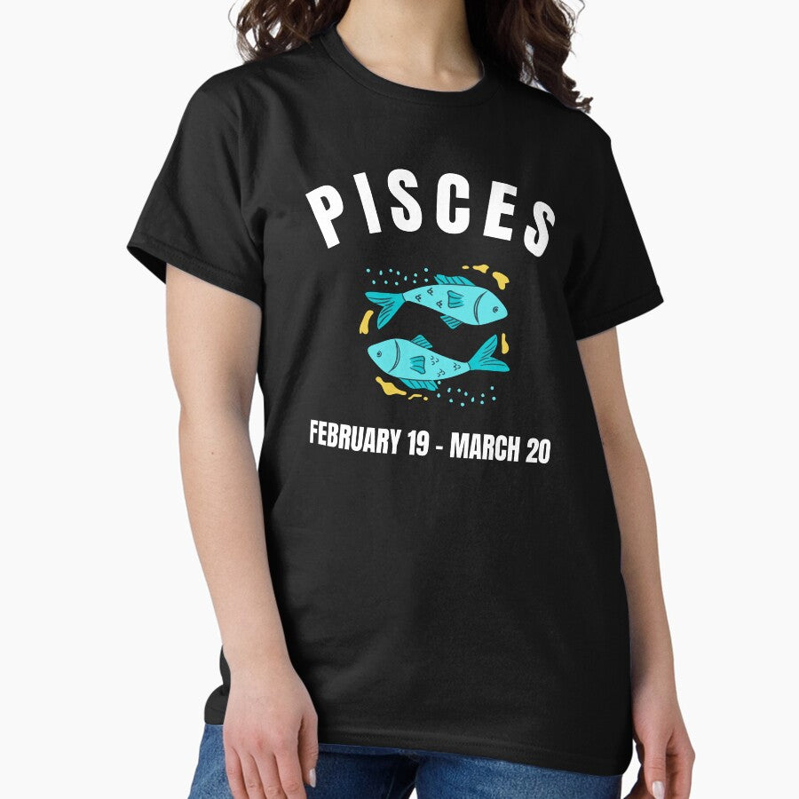 Pisces star sign Classic T-Shirt
