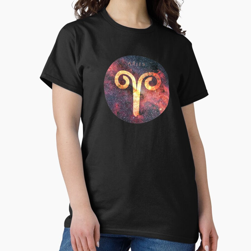 Zodiac Aries Galaxian Classic T-Shirt