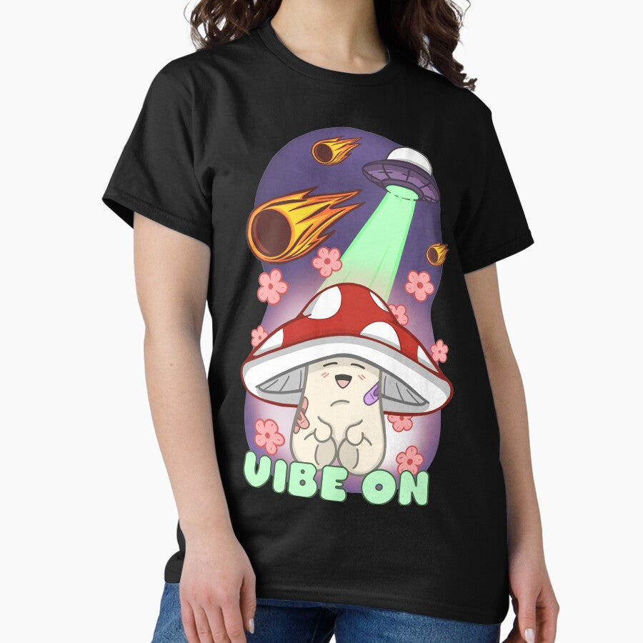 Vibe On Graphic T Shirt Classic T Shirt