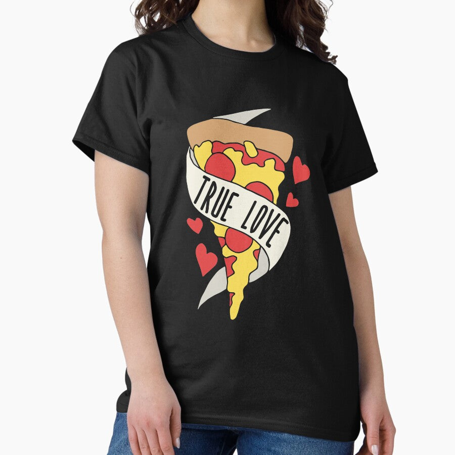 Pizza is true love Classic T-Shirt