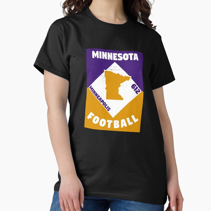 Minnesota Football Retro Poster Classic T-Shirt