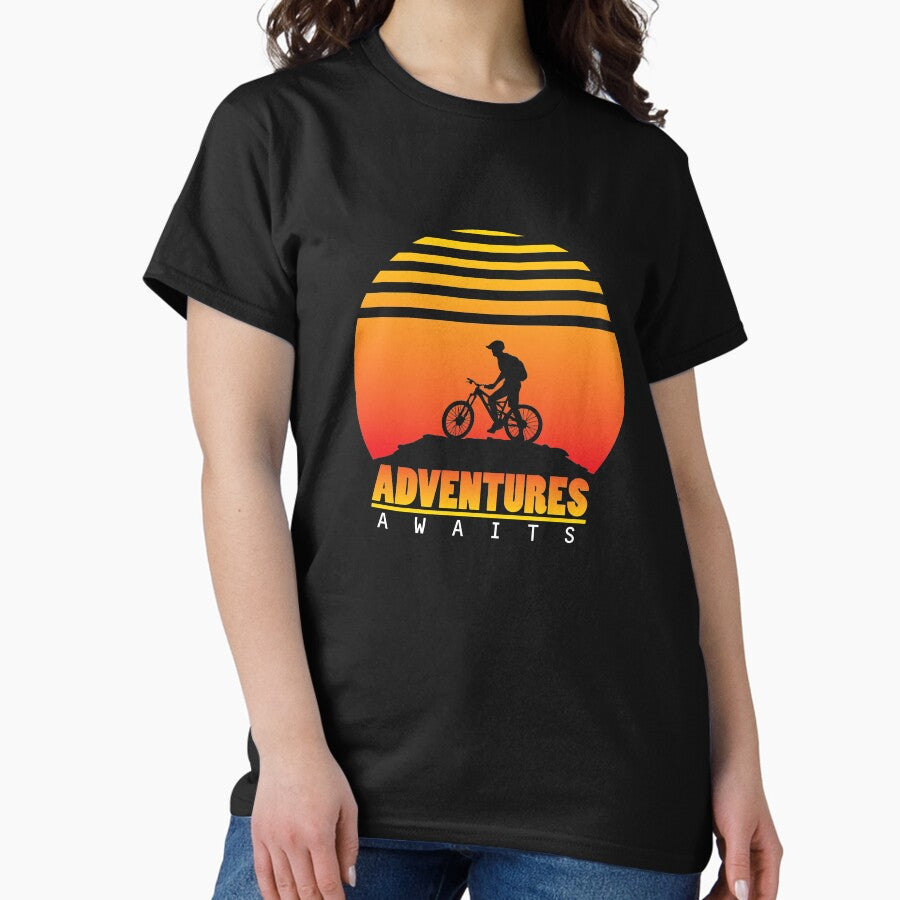 Adventure Awaits Backpacker Life Love Classic T Shirt