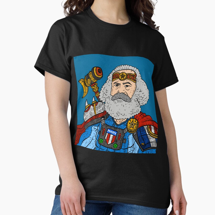 american superhero. carl mighty marx. hero of the united communist states. Classic T-Shirt