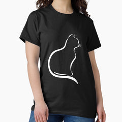 cat eating spaghetti,catcoq,best knitting mom ever cat. Classic T-Shirt