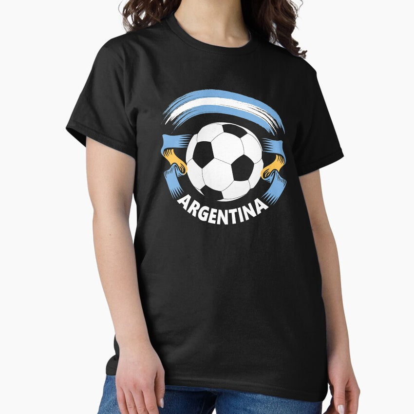 Argentina Football / Soccer Fan Flag Classic T-Shirt