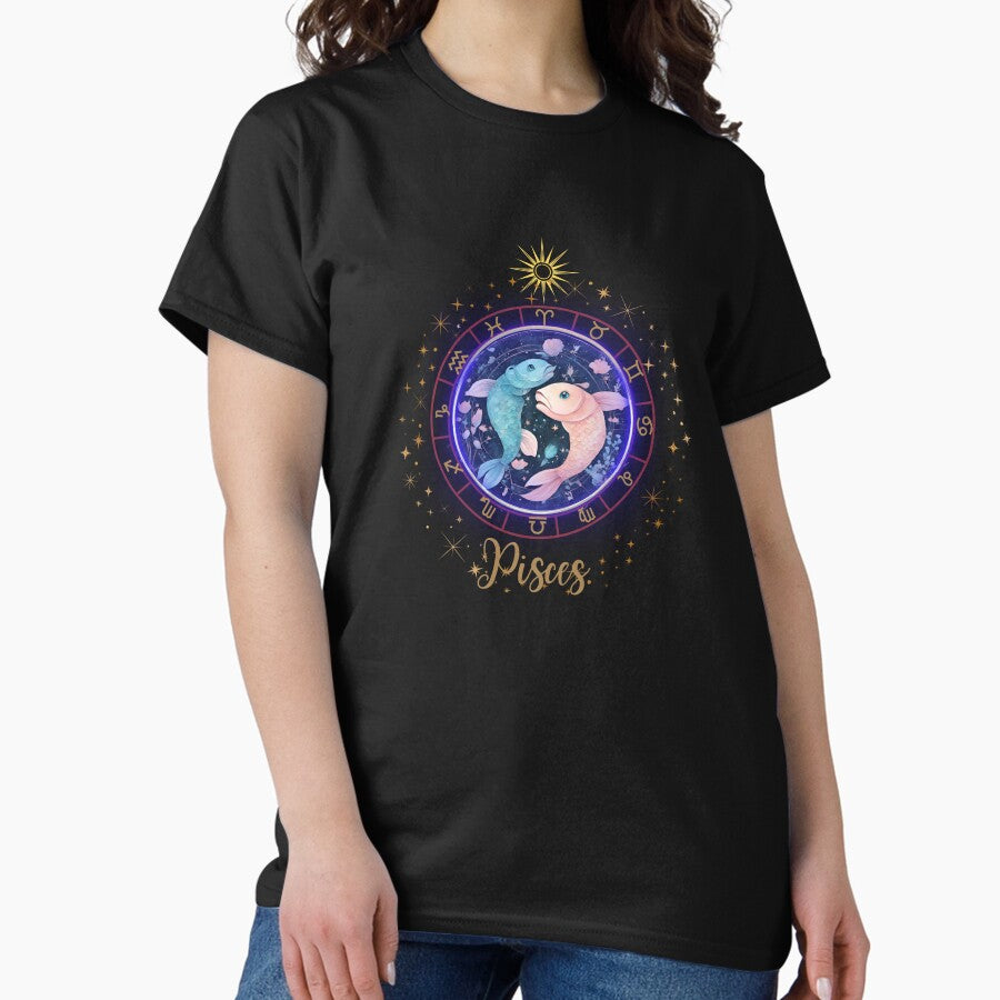 Sign pisces design Classic T-Shirt