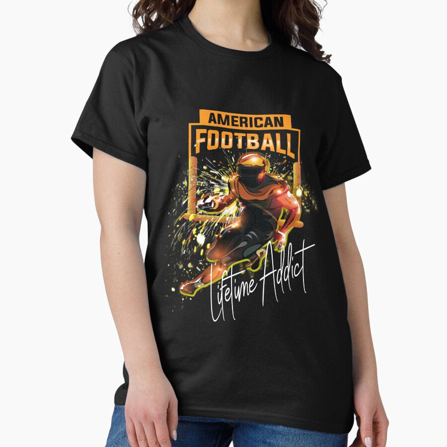 AMERICAN FOOTBALL LIFETIME ADDICT - SPORTS Classic T-Shirt
