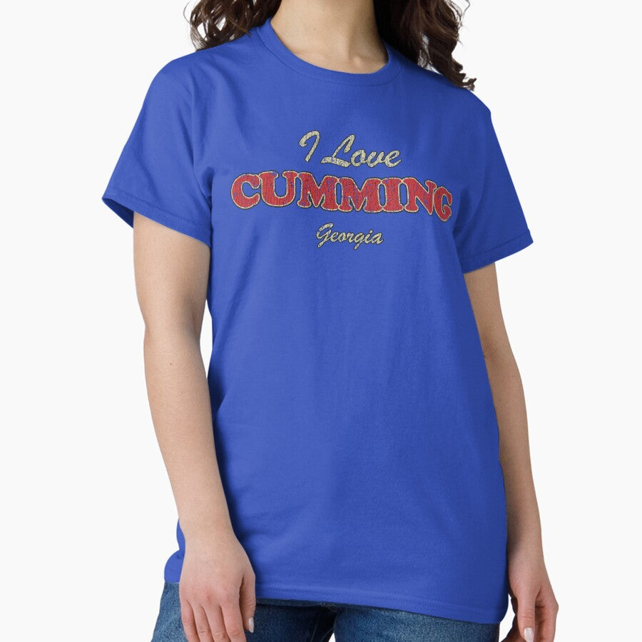 I Love Cumming, Georgia 1834 Classic T-Shirt