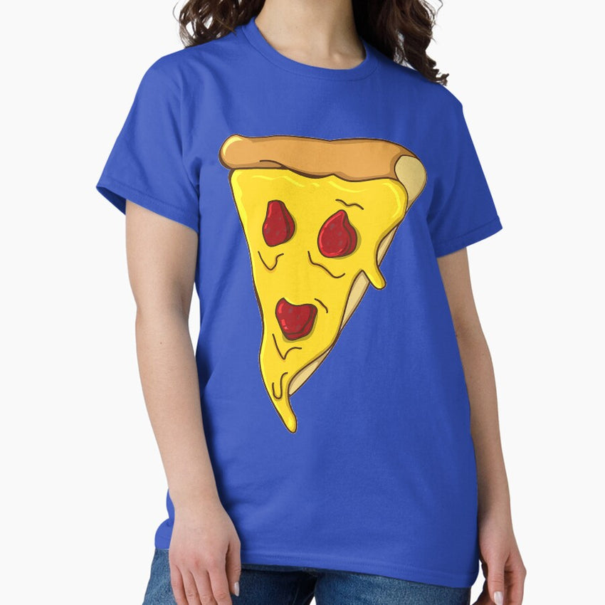 Scary Pizza Face Classic T-Shirt