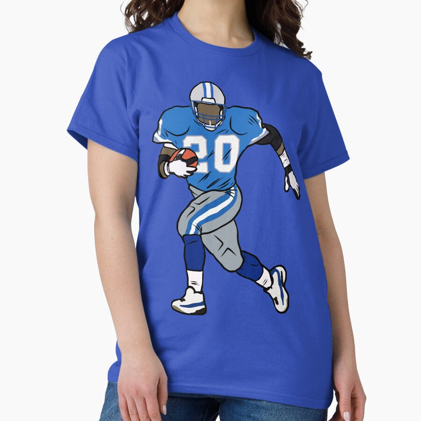 Barry Sanders Running Classic T-Shirt