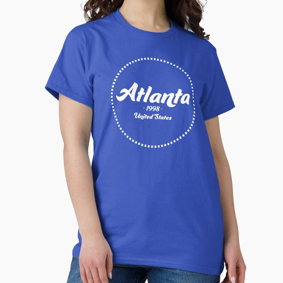 Atlanta Circle Design Classic T Shirt