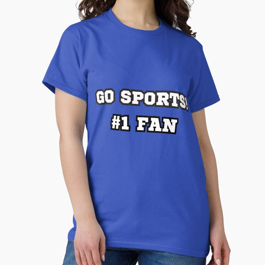 "Go Sports" #1 Fan T-Shirt Classic T-Shirt