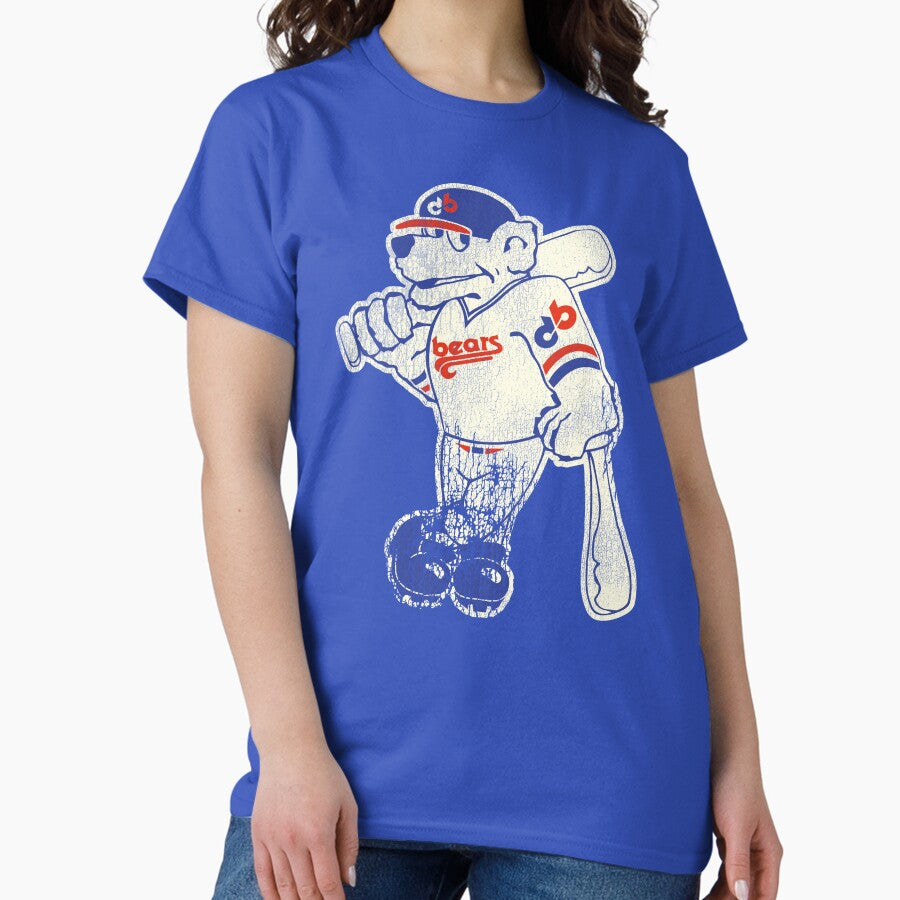 80s Mascot Denver Bears Baseball Team Classic T-Shirt