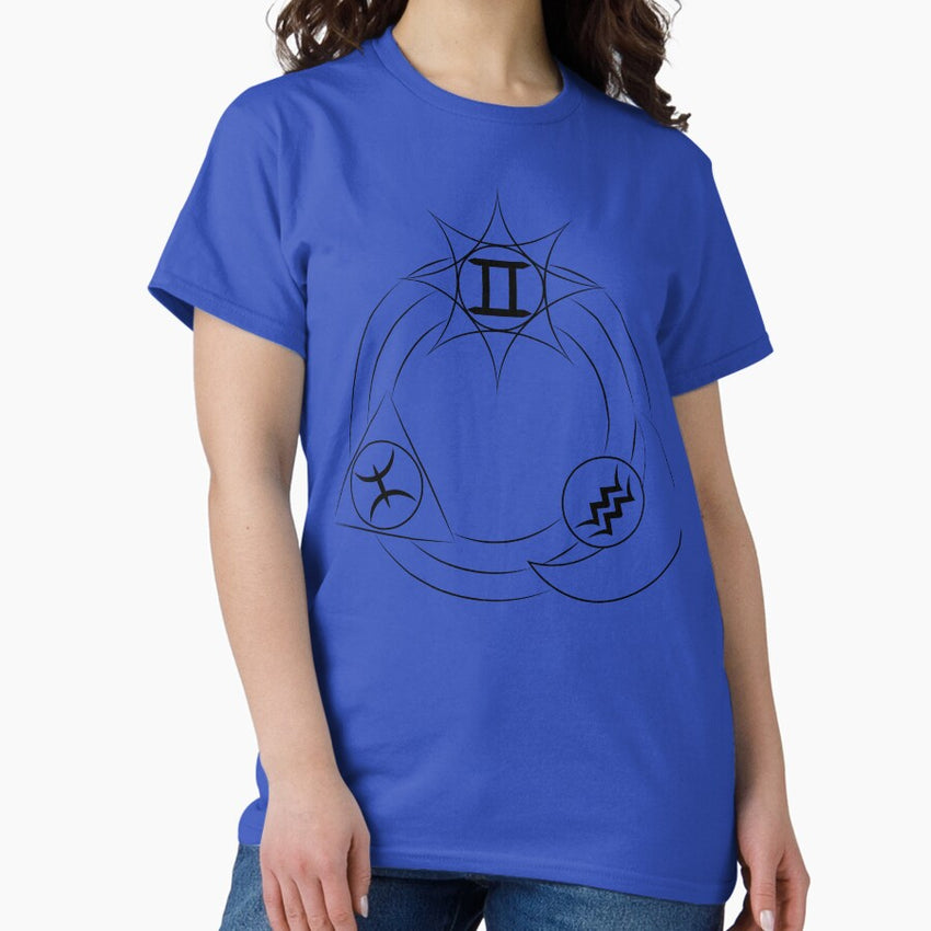 Gemini Aquarius Pisces Classic T-Shirt