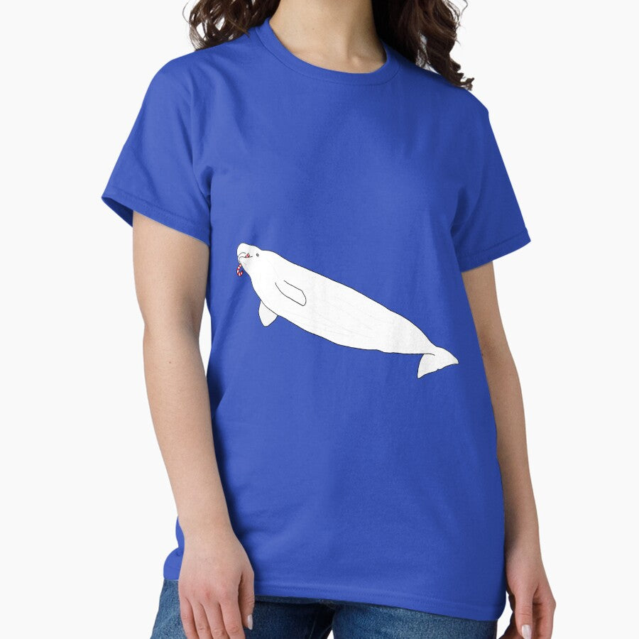 Nunavik Beluga with Candy Cane Classic T-Shirt